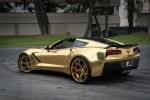 Chevrolet Corvette Convertible Gold on Forgiato Wheels (GTR) 2019 года